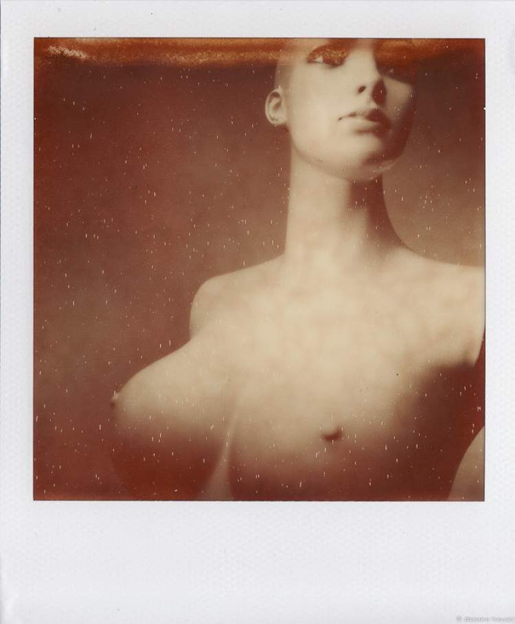 Mannequin de cire, Polaroïd SX70 + Impossible color 100