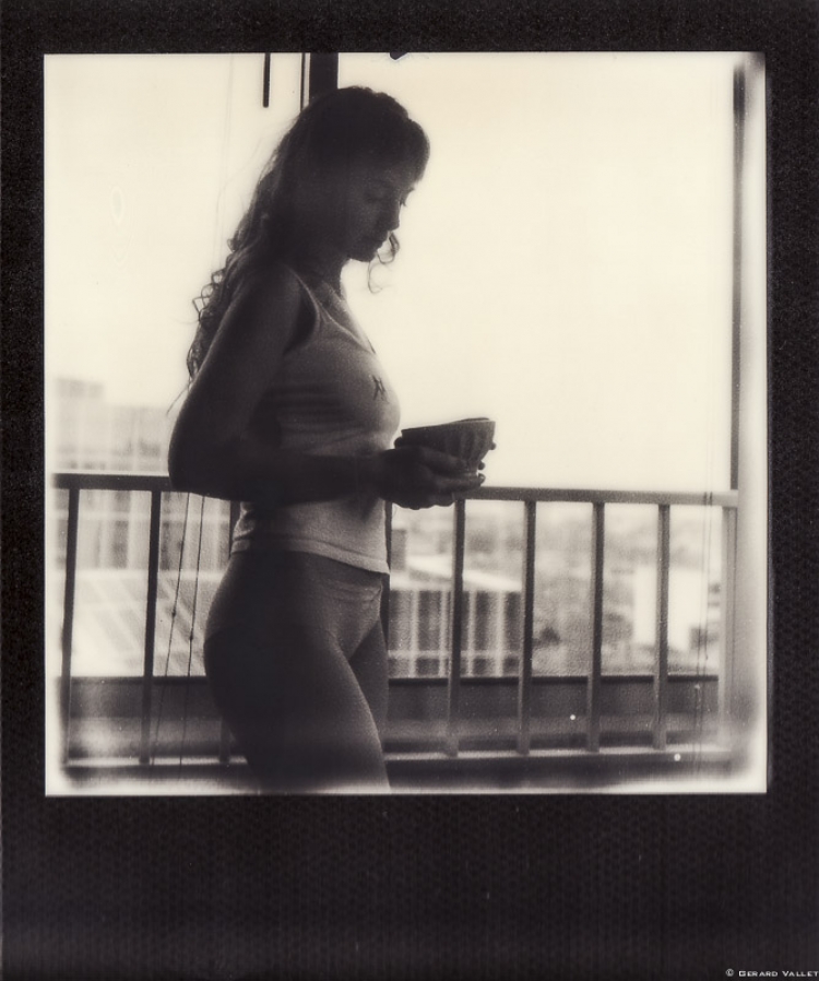 Un Peu d'Elle(s), Aurélie, Polaroïd SLR670 + Impossible 600 B&W